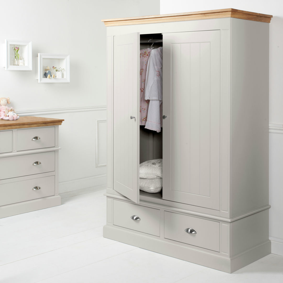 Charlie Oakley Two Door Wardrobe Little Lucy Willow Rustic style nursery/kids room Storage