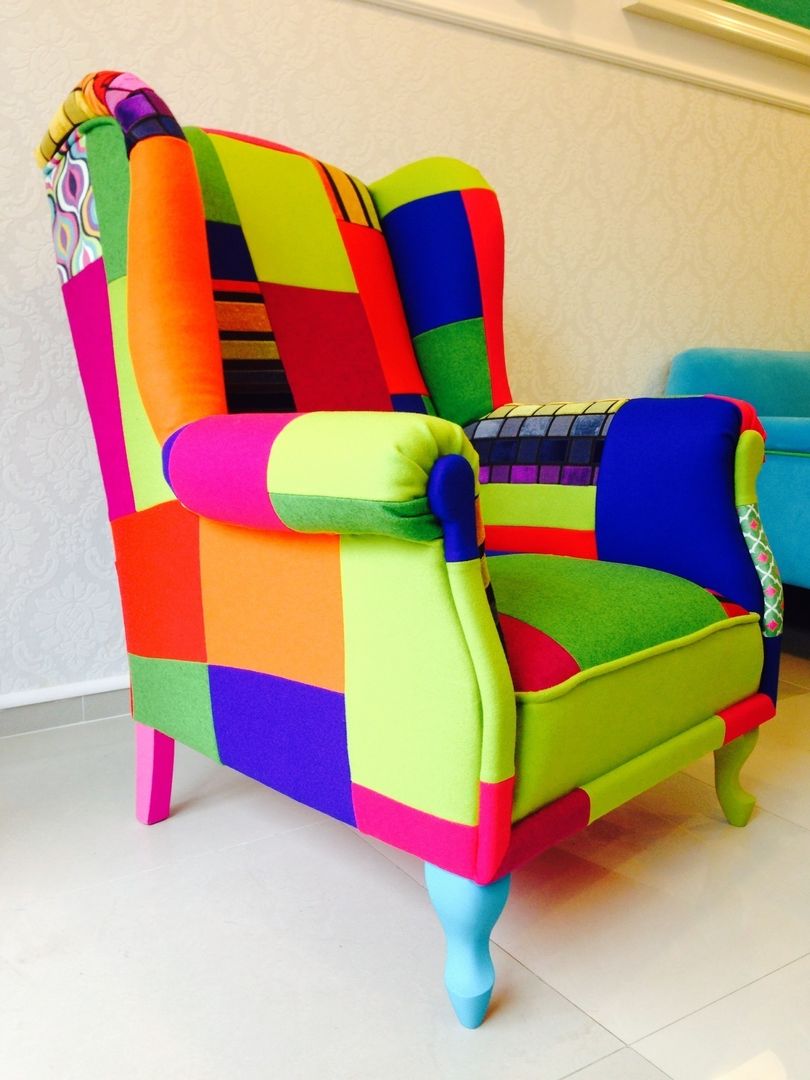 Fotel Patchwork Uszak, Juicy Colors Juicy Colors Eclectic style living room Sofas & armchairs