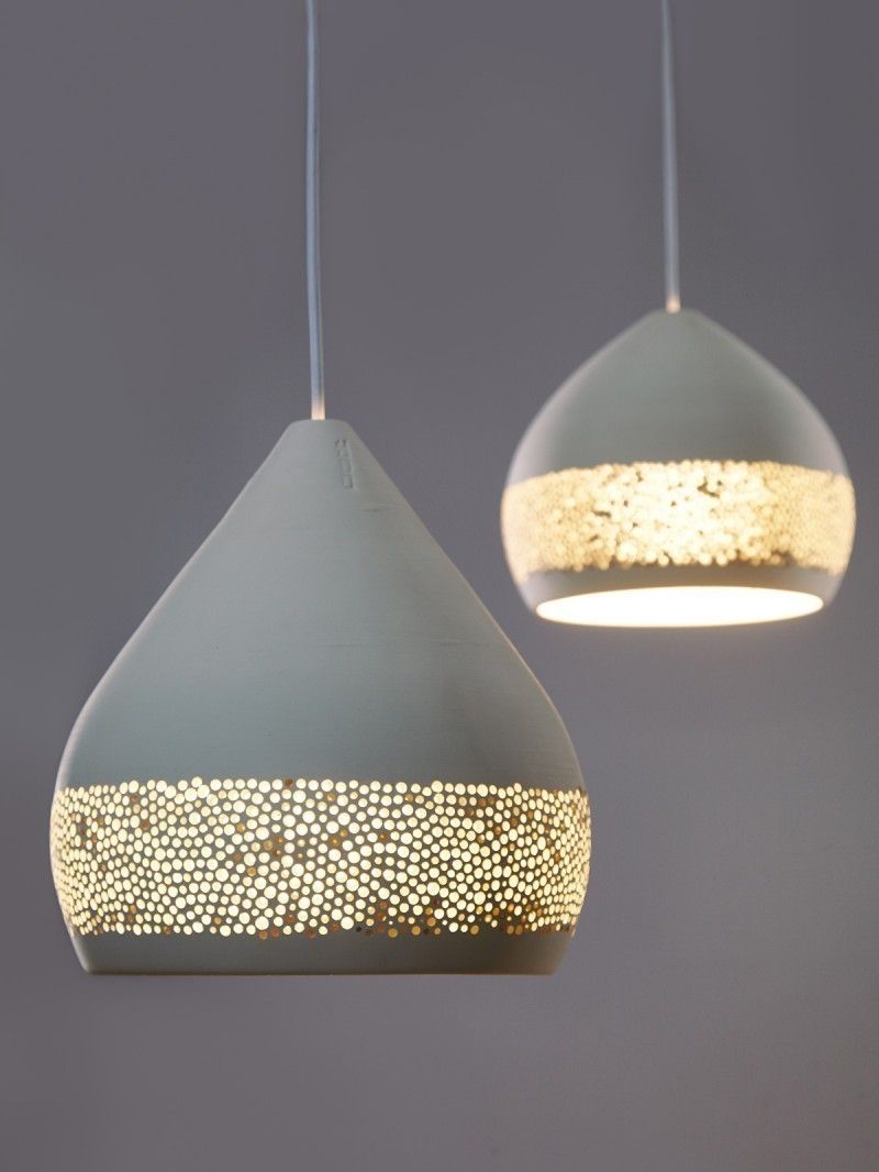 MATERIAL: Designleuchten aus Naturmaterialien , Designort Designort Nhà bếp phong cách hiện đại Lighting