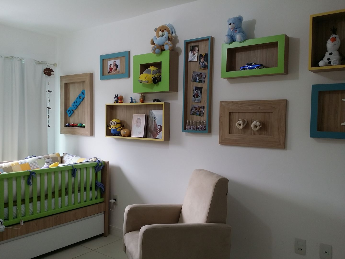 A&P.P - 2013 - Quarto de Bebê, Kali Arquitetura Kali Arquitetura Modern nursery/kids room