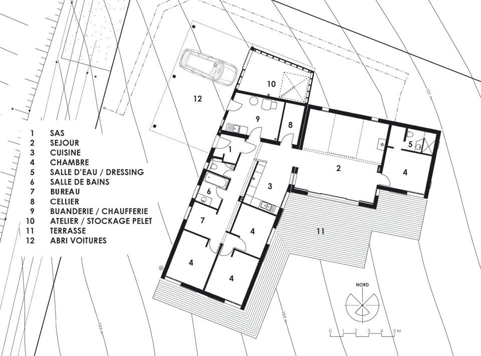 Maison à basse consommation d'énergie, Atelier E Atelier E