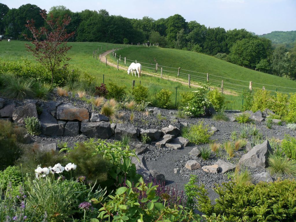 Steingarten, Crämer & Wollweber Garten- und Landschaftsbau GmbH Crämer & Wollweber Garten- und Landschaftsbau GmbH 모던스타일 정원