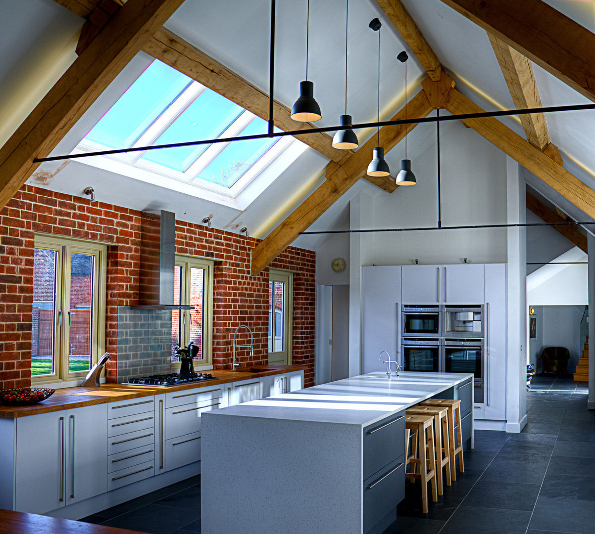 kitchen 03 Alrewas Architecture Ltd Modern Mutfak