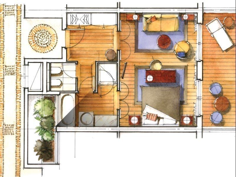 Plans Complexe résidentiel de vacances à Marrakech Groupe H Espaces commerciaux Hôtels