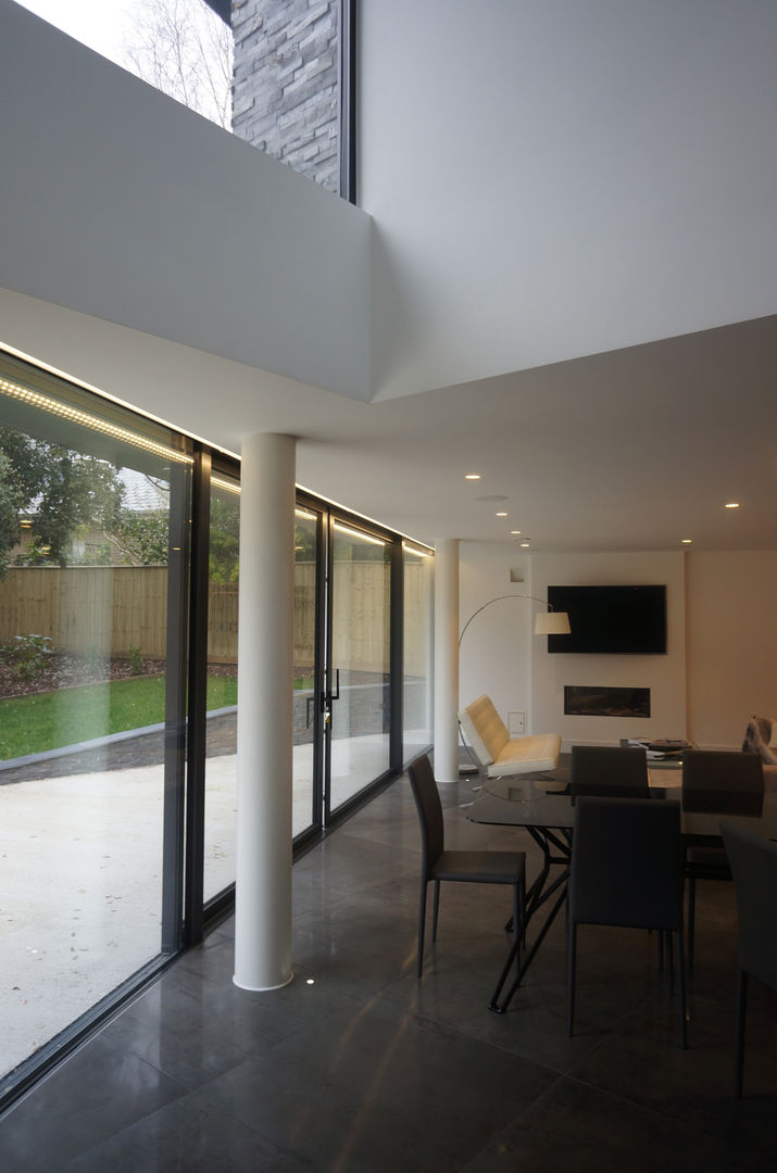 Nairn Road, Canford Cliffs, David James Architects & Partners Ltd David James Architects & Partners Ltd Nowoczesna jadalnia