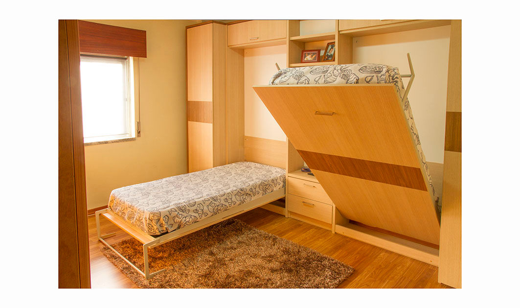 Duas camas ocultas , GenesisDecor GenesisDecor Kamar Tidur Modern Beds & headboards