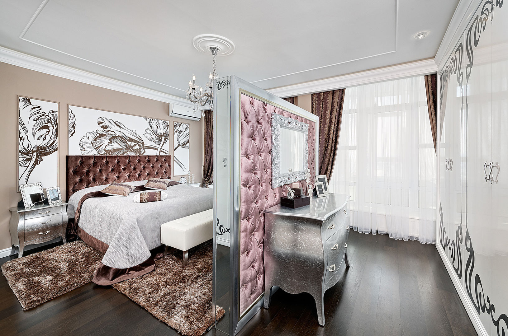 Дизайн интерьера квартиры, ЖК GOLDEN PARK, ELIZABETH STUDIO DESIGN ELIZABETH STUDIO DESIGN Chambre moderne