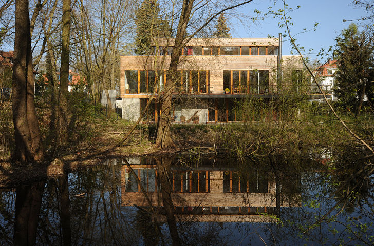 Geschwister Scholl Allee, Carlos Zwick Architekten Carlos Zwick Architekten Jardin moderne