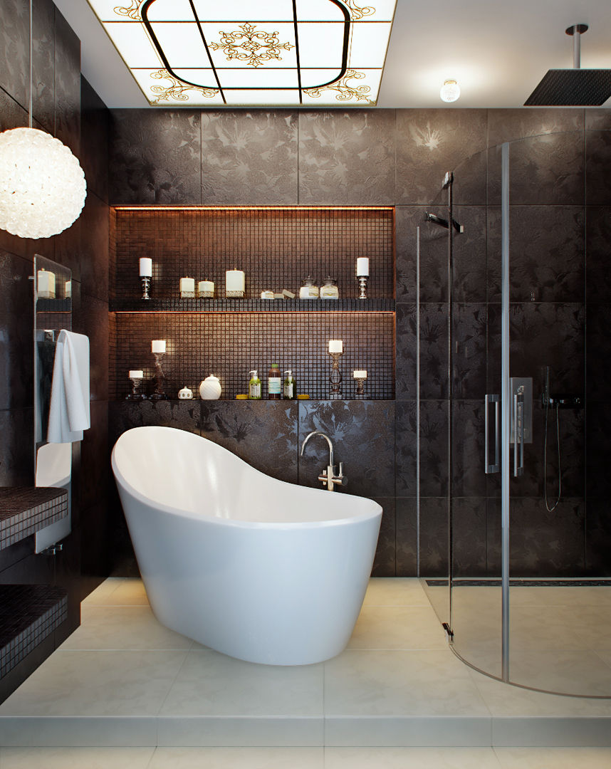 Квартира на Московском проспекте, Lumier3Design Lumier3Design Classic style bathroom