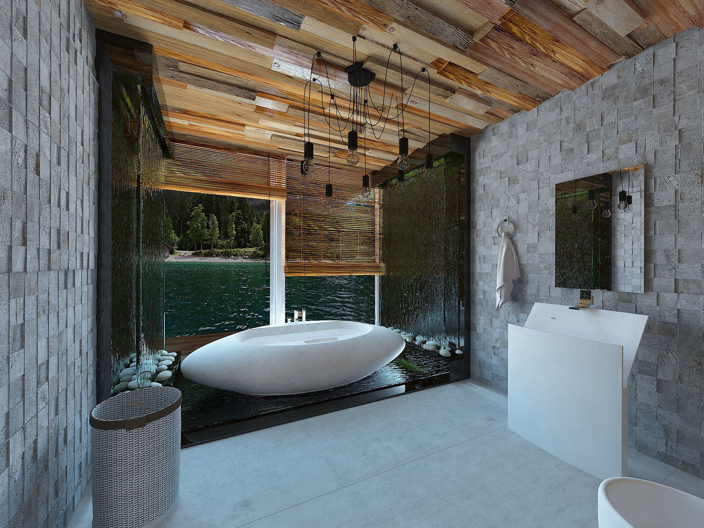 homify Bagno in stile tropicale