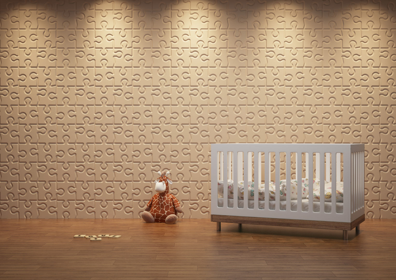 Panele 3D, Deeco Deeco Modern Kid's Room