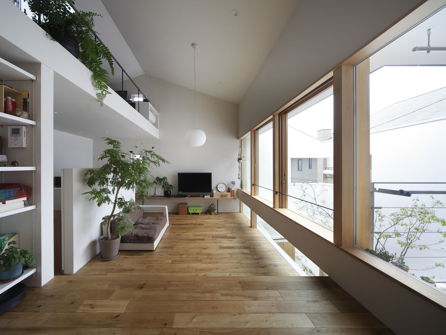 春風の家, 樋口章建築アトリエ 樋口章建築アトリエ Modern living room