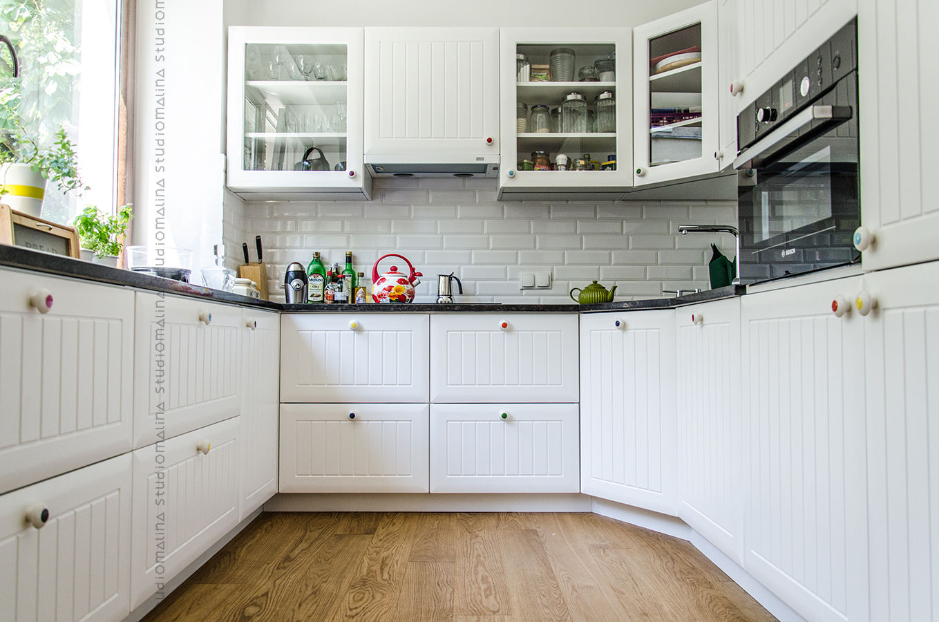 Przedwojenna kamienica , Studio Malina Studio Malina Scandinavian style kitchen