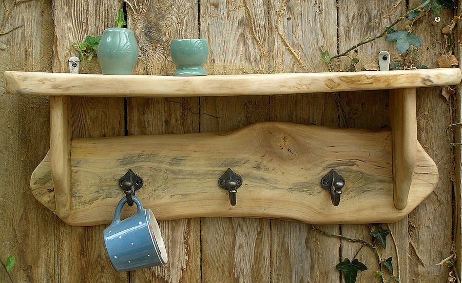 Sycamore Shelf , Seagirl and Magpie Seagirl and Magpie Rustic style kitchen Cabinets & shelves