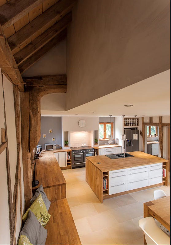 Kitchen space Beech Architects Country style kitchen
