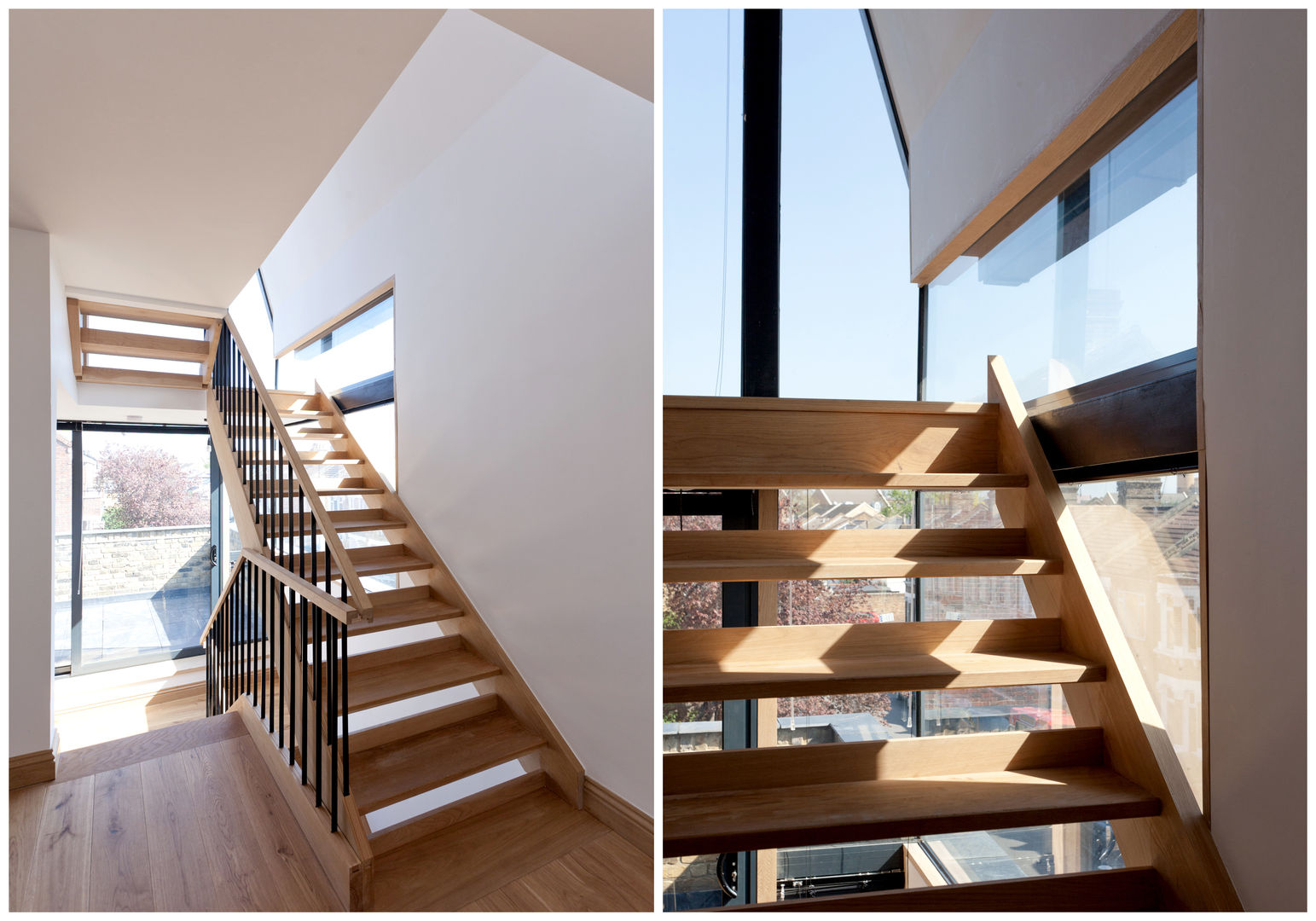 Stairwell Twist In Architecture Corredores, halls e escadas modernos