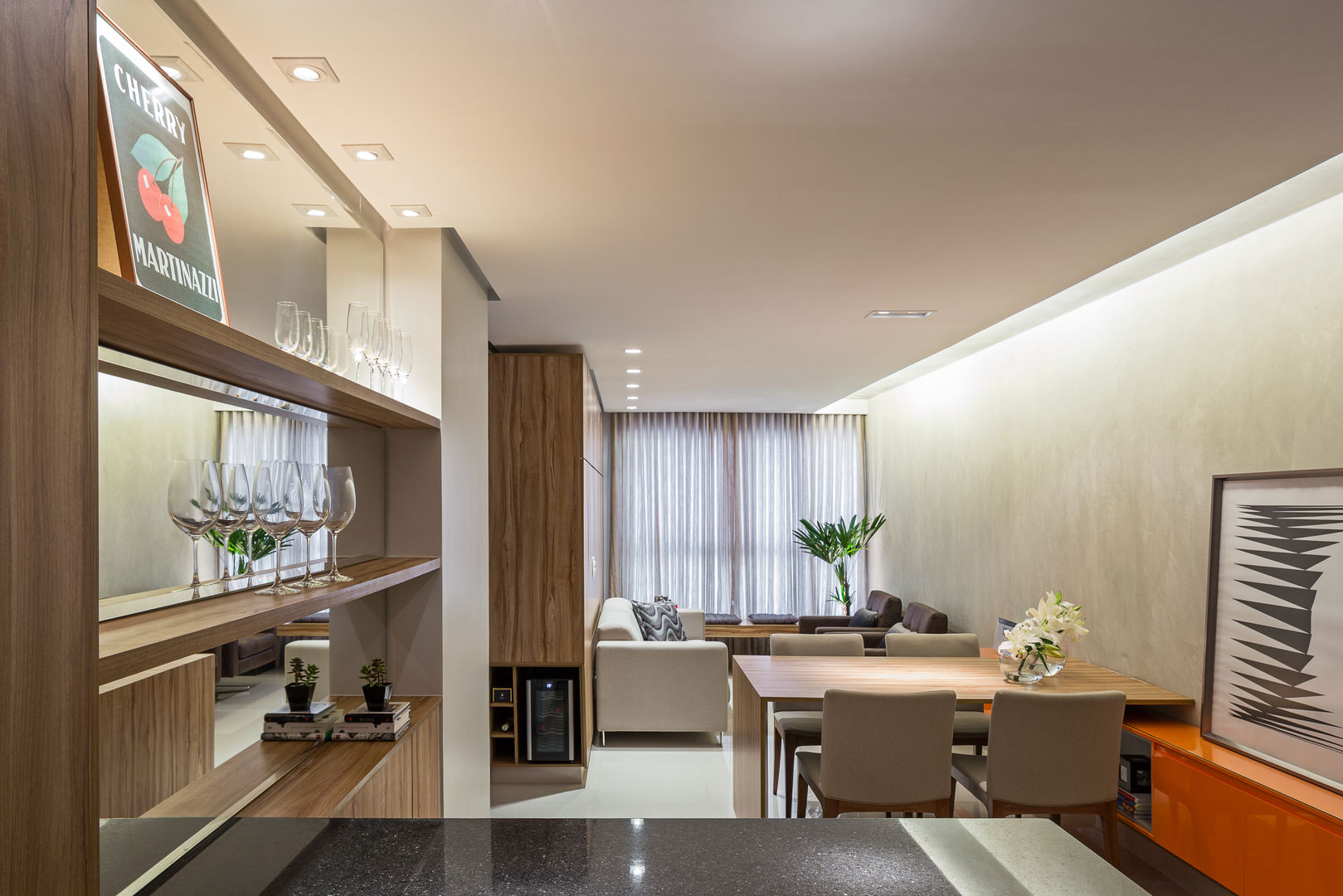 Apartamento TJ, BEP Arquitetos Associados BEP Arquitetos Associados Ruang Makan Modern Accessories & decoration
