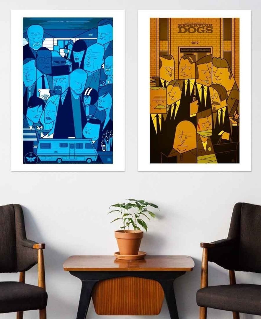 Resevoir Dogs Poster homify Modern Living Room