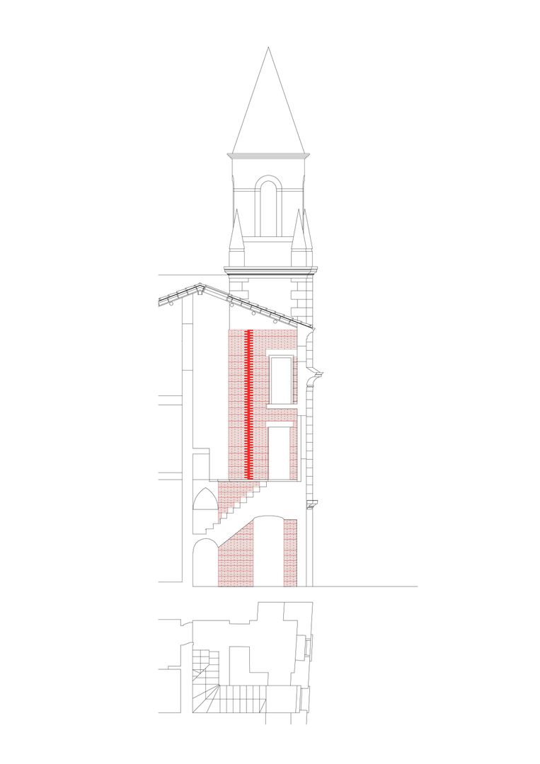 CASA A SULLE COLLINE DI VERONA , architetti5 architetti5 الممر الحديث، المدخل و الدرج