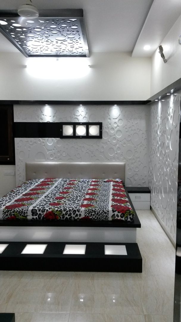 LALIT KUMAR FULWANI, MAA ARCHITECTS & INTERIOR DESIGNERS MAA ARCHITECTS & INTERIOR DESIGNERS Bedroom