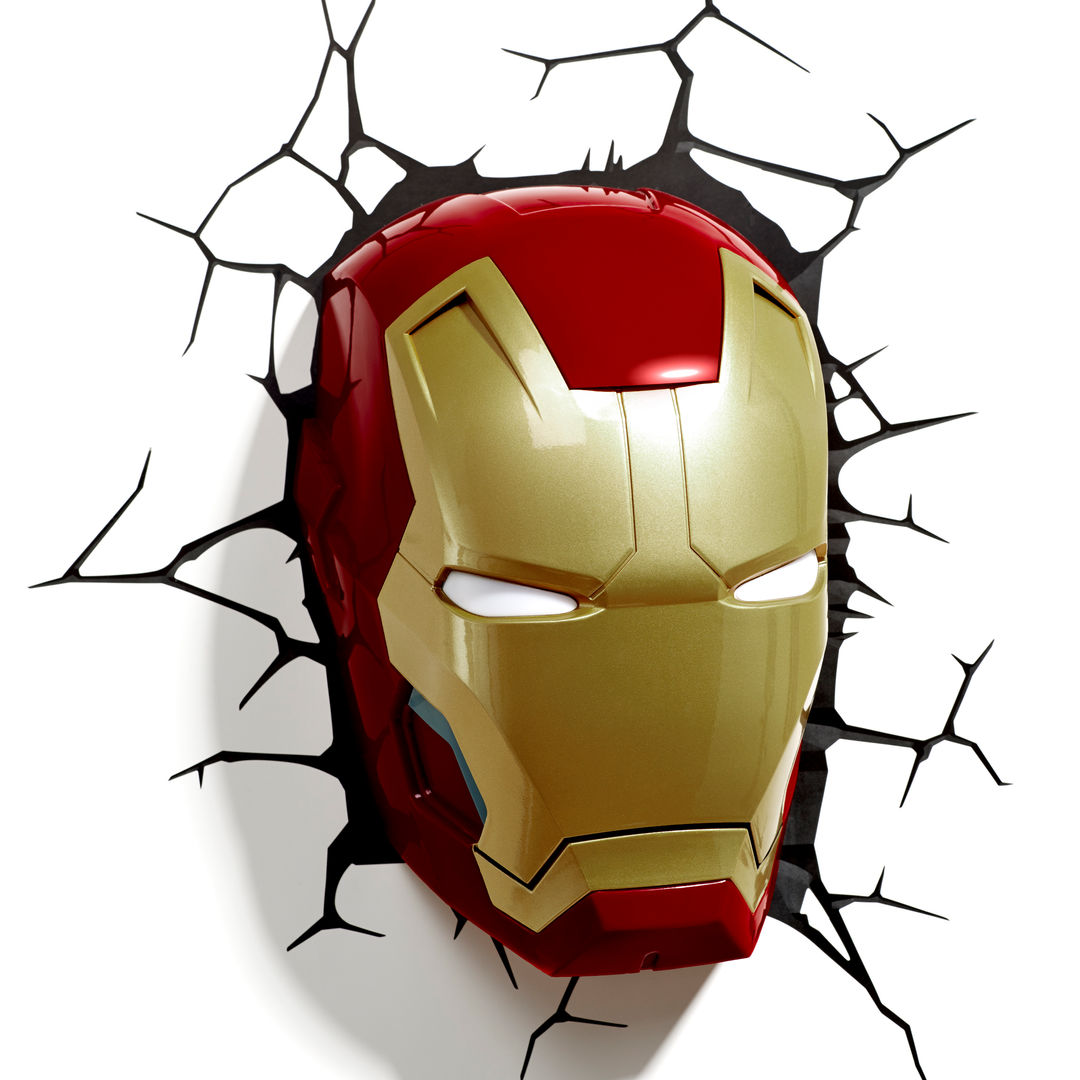 3D LIGHT FX IRON MAN MASK RED5 Детская комната в стиле модерн Освещение