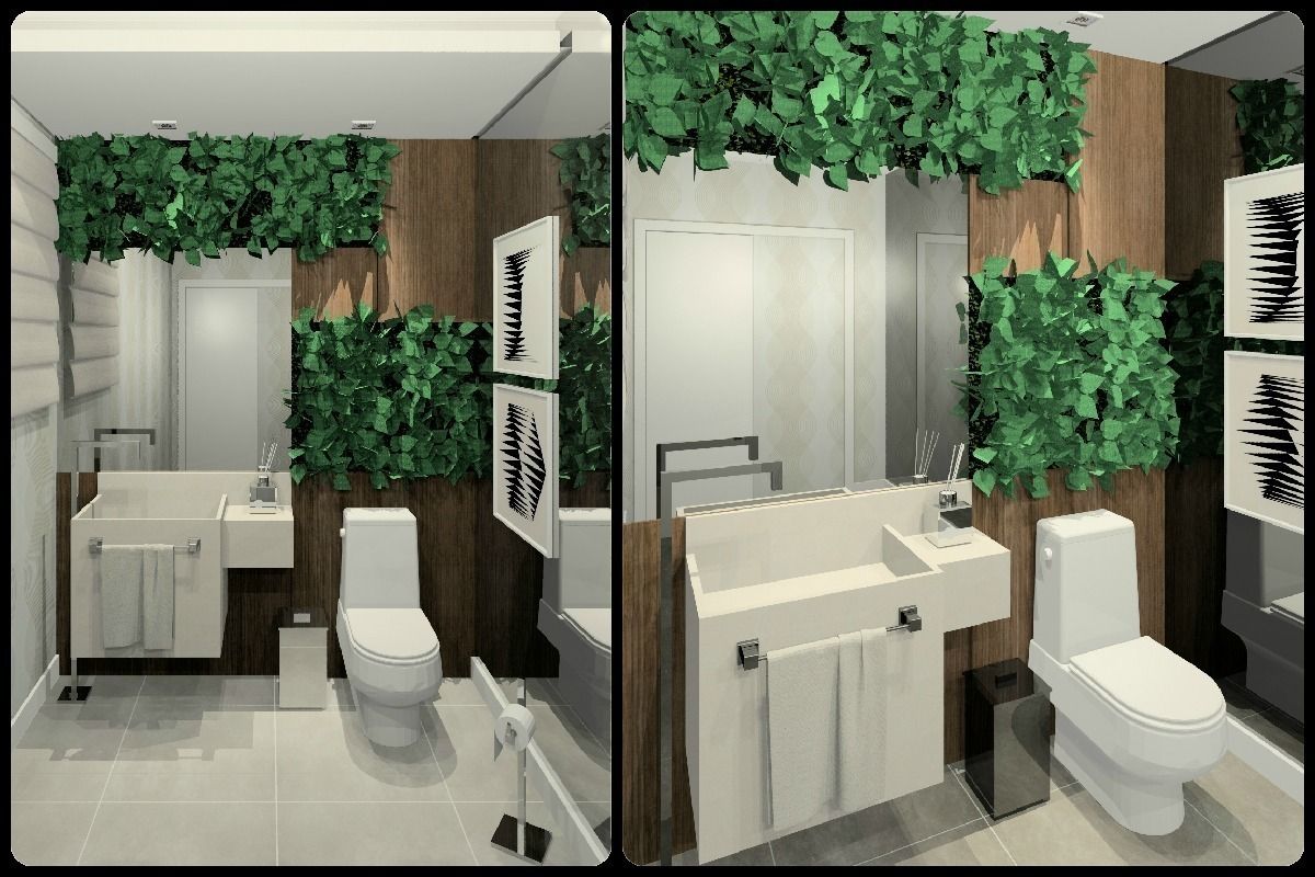 Lavabos, Kubbo Arquitetos Kubbo Arquitetos Modern bathroom