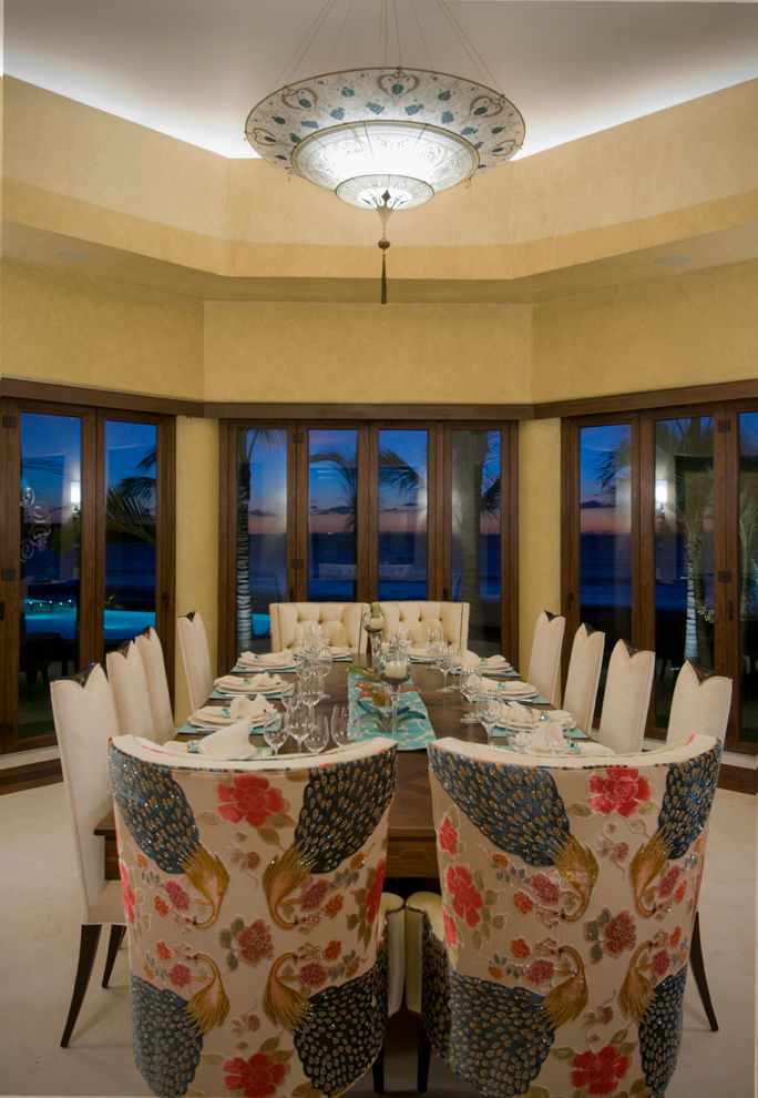 Casa Taheima, BR ARQUITECTOS BR ARQUITECTOS Tropical style dining room
