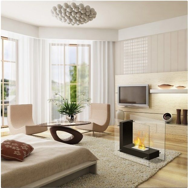 Biolareira Madrid, Clearfire - Lareiras Etanol Clearfire - Lareiras Etanol Modern living room Iron/Steel Fireplaces & accessories