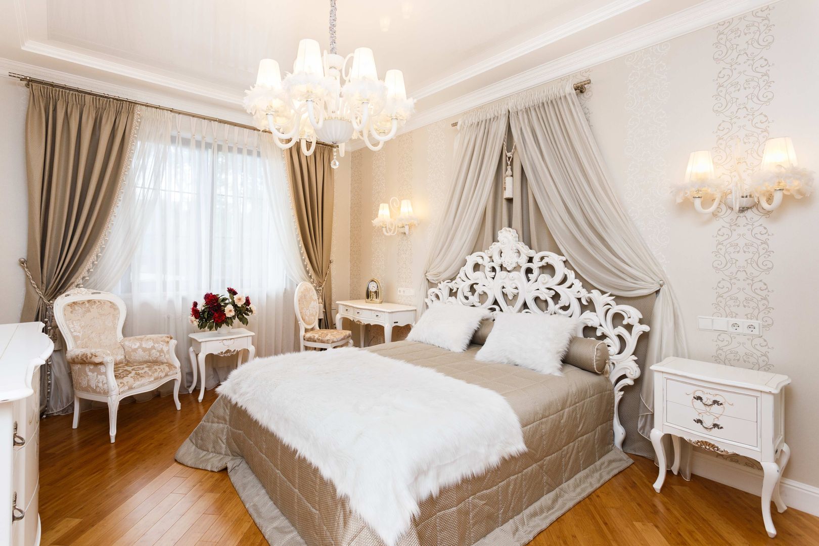 Дом в г.Калининграде, AGRAFFE design AGRAFFE design Classic style bedroom