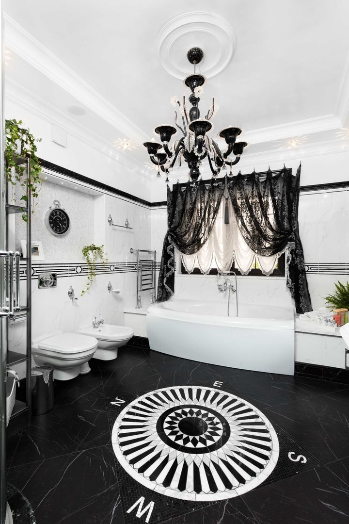 Дом в г.Калининграде, AGRAFFE design AGRAFFE design Classic style bathroom