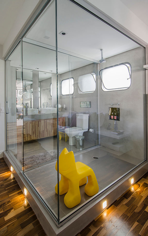 Apartamento Vila Nova Conceição, Marcella Loeb Marcella Loeb Salle de bain moderne