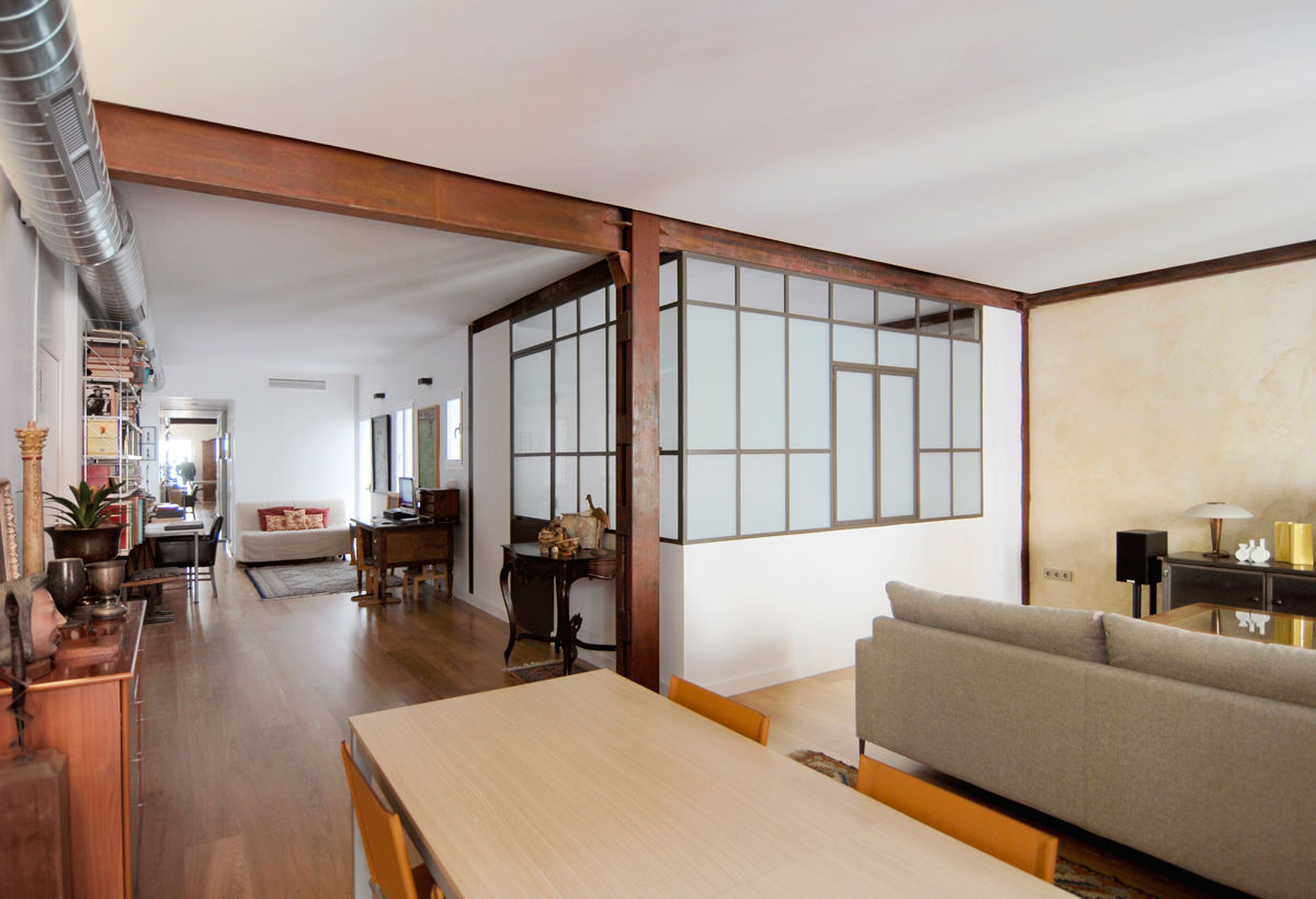 Loft en El Arenal, CM4 Arquitectos CM4 Arquitectos Ulteriori spazi Divisori & Paraventi