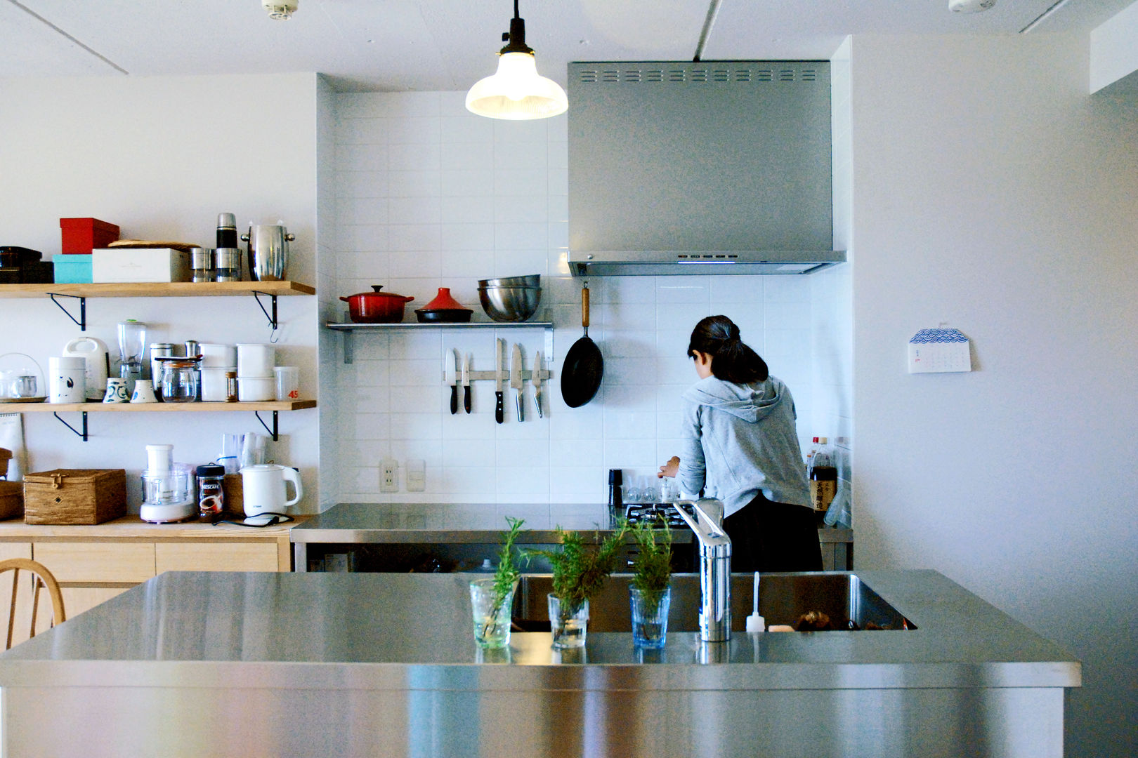家族と共に成長する家, GRID DESIGN 株式会社 GRID DESIGN 株式会社 Scandinavian style kitchen