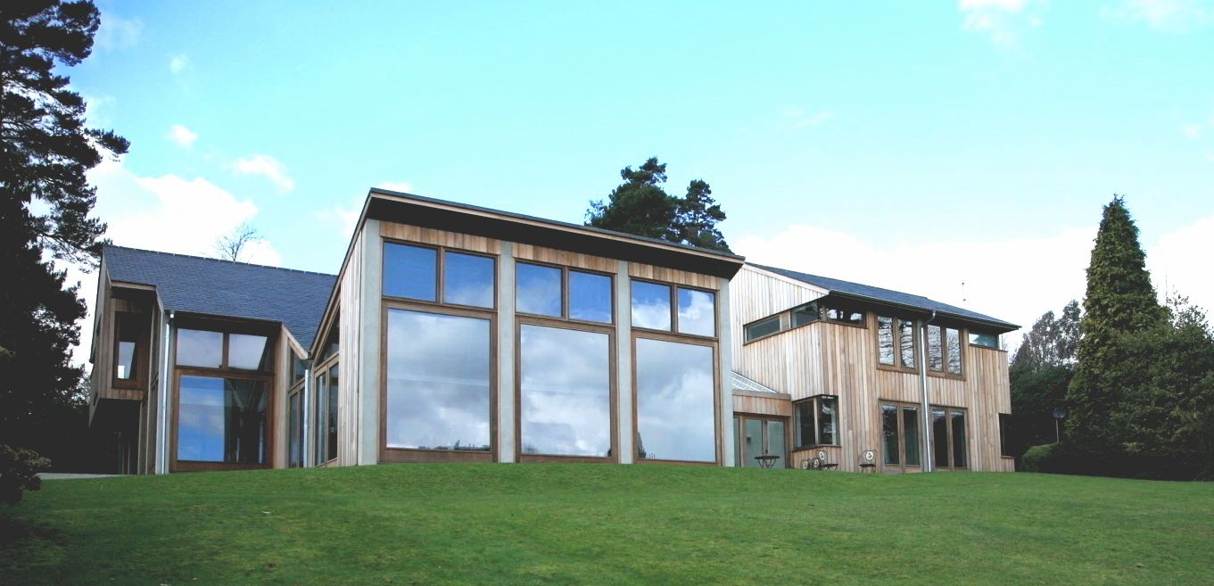 Garden view Giles Jollands Architect Casas modernas