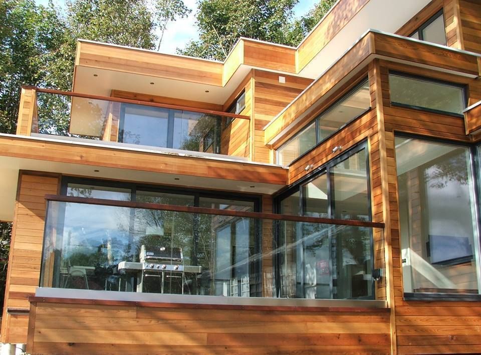 Cladding Project - Rocky Lane Building With Frames Casas de estilo minimalista Madera Acabado en madera