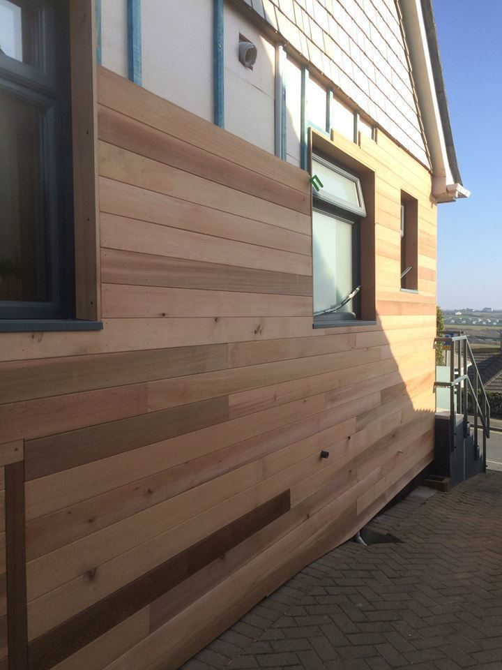 Exterior Cladding Project Building With Frames Moderne huizen Hout Hout