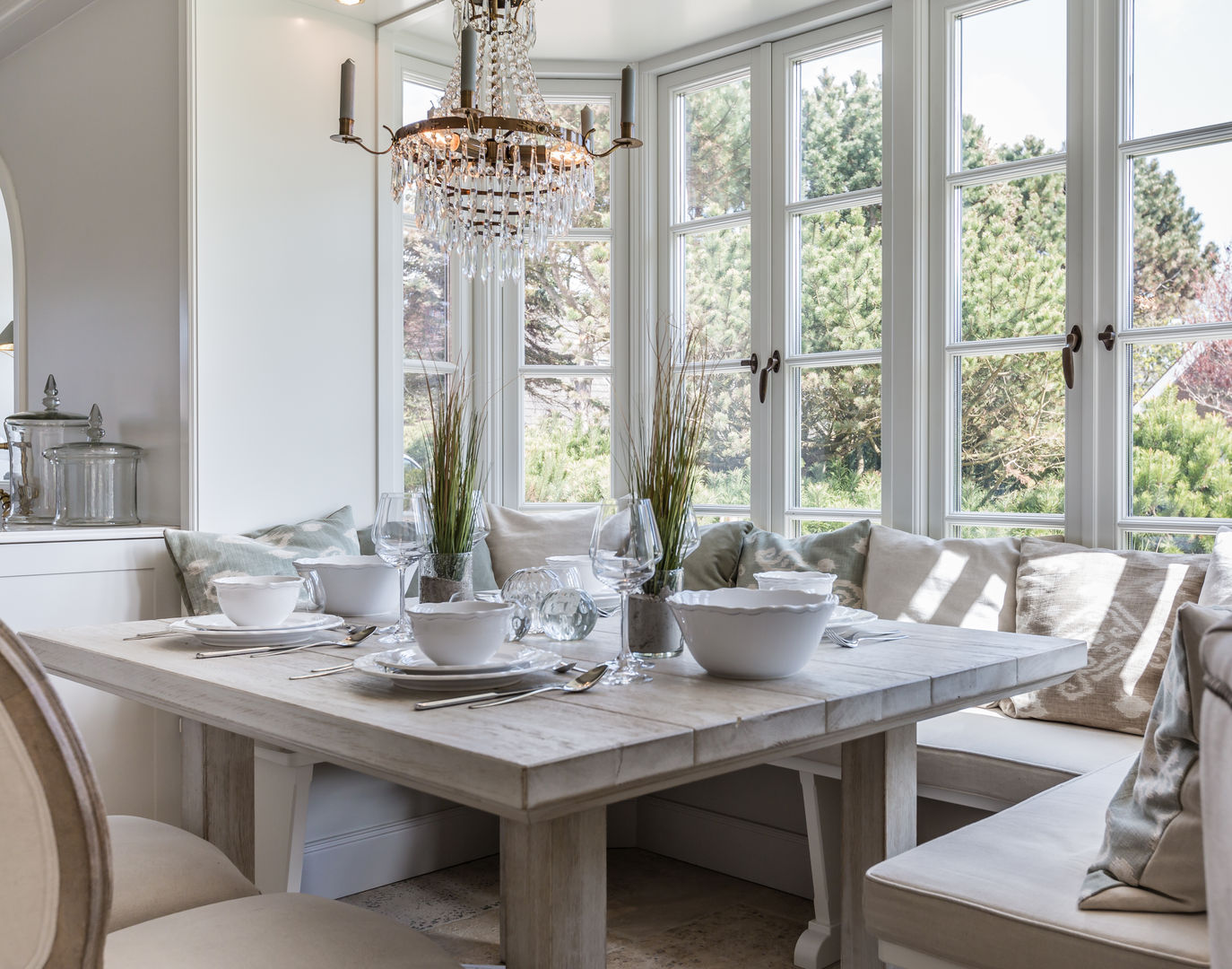 Fotoarbeiten Reetdachhaus in List auf Sylt, Home Staging Sylt GmbH Home Staging Sylt GmbH Country style dining room