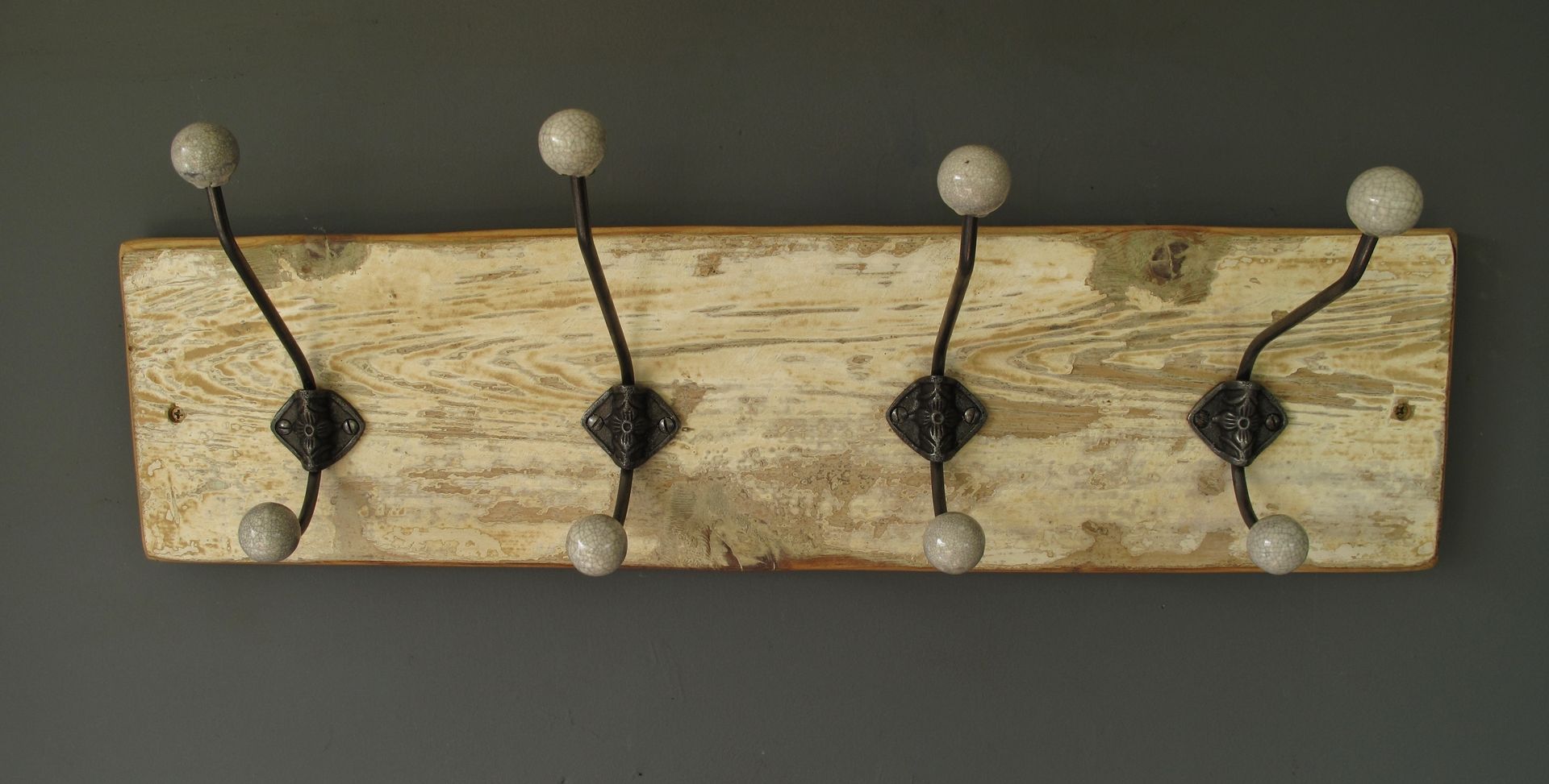 Vintage Hat and coat rack Seagirl and Magpie Koridor & Tangga Gaya Country Clothes hooks & stands