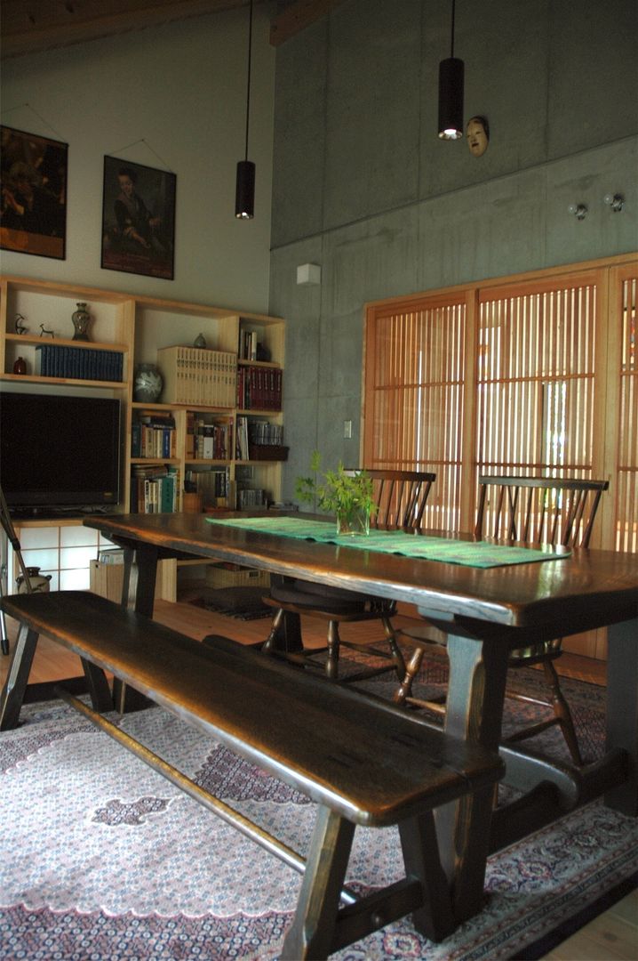 大江の舎, ばん設計小材事務所 ばん設計小材事務所 Eclectic style living room