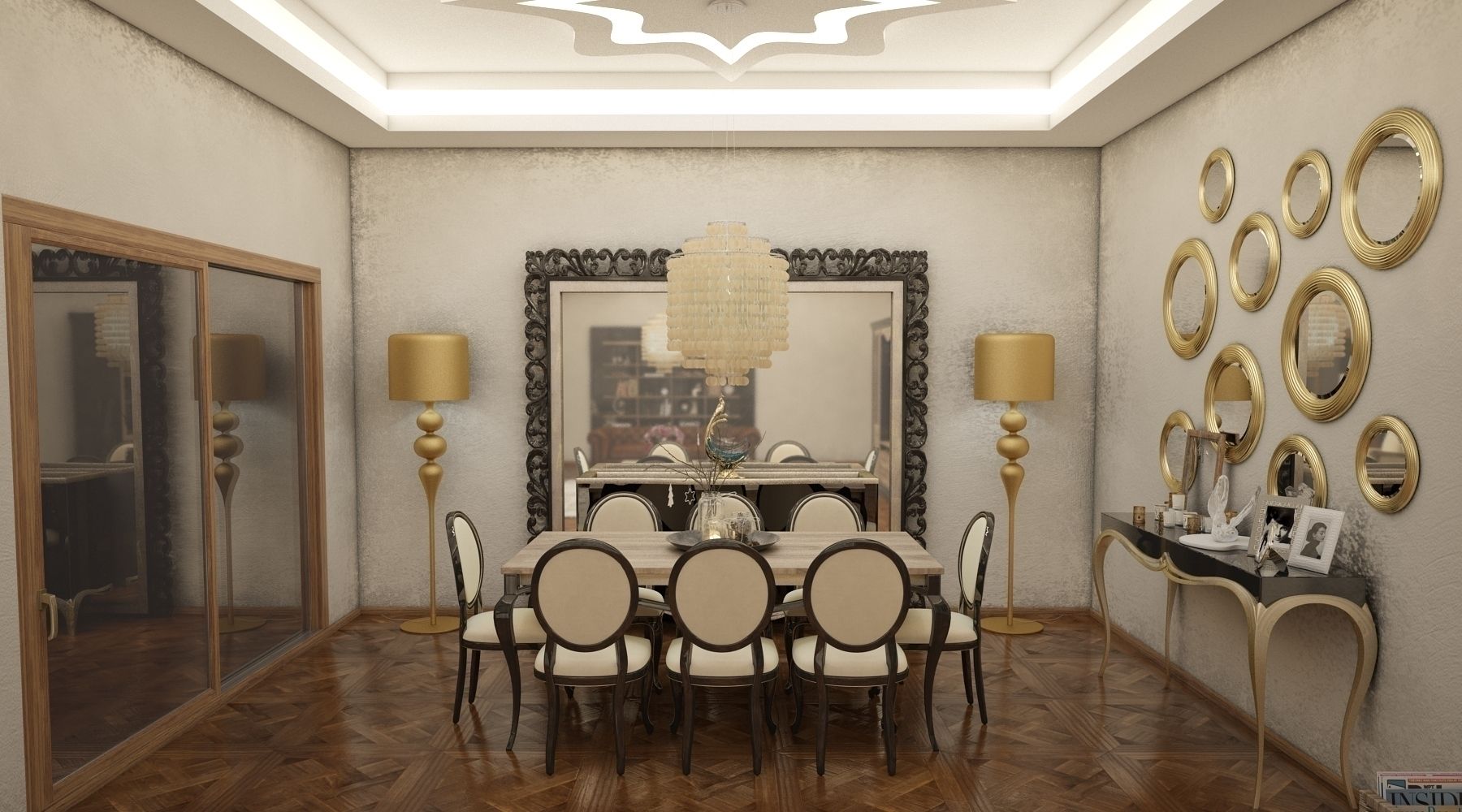 DomiKlasik Salon, Sonmez Mobilya Avantgarde Boutique Modoko Sonmez Mobilya Avantgarde Boutique Modoko Classic style dining room