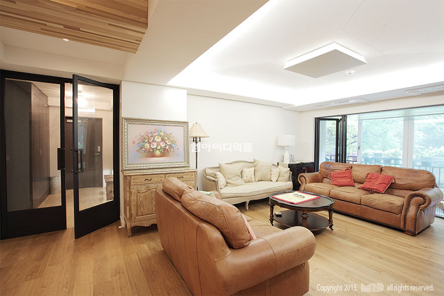 이태원 청화아파트 58평형, MID 먹줄 MID 먹줄 Asian style living room