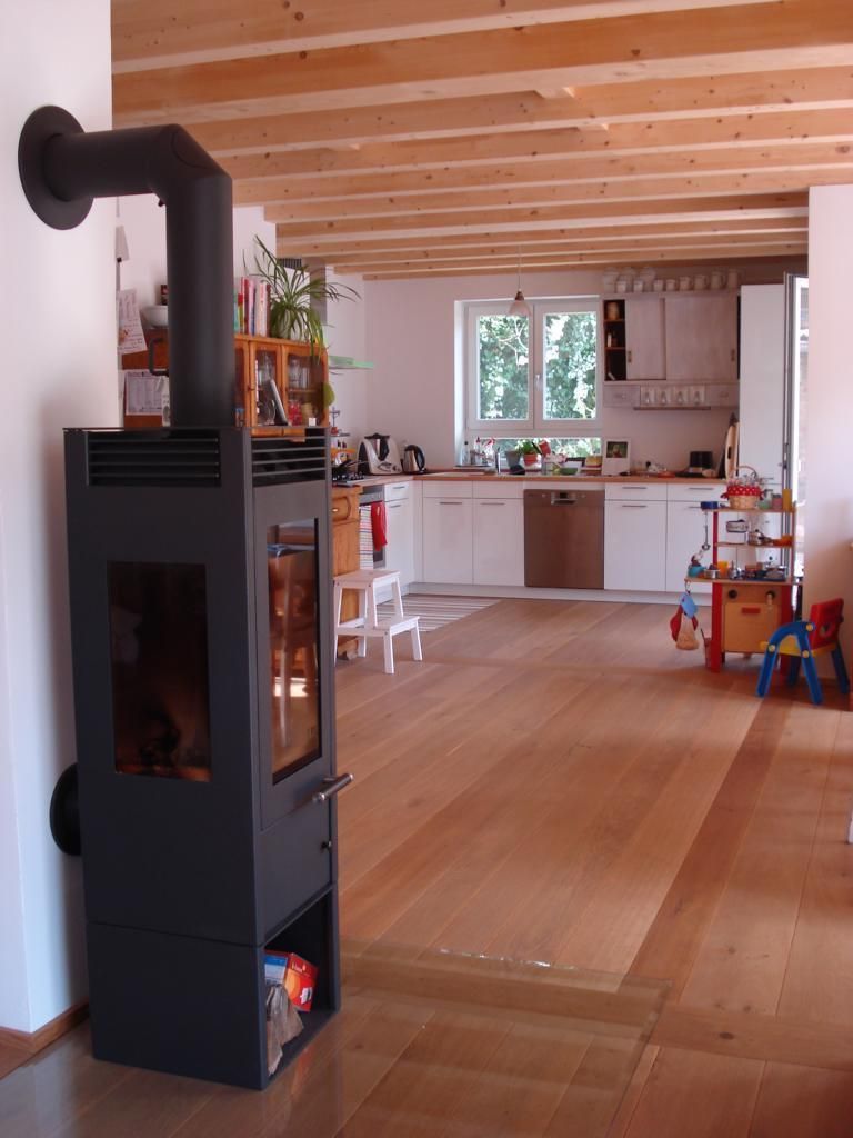 Wohngesundes Holzhaus - modern und kostengünstig, Neues Gesundes Bauen Neues Gesundes Bauen Klassische Wohnzimmer
