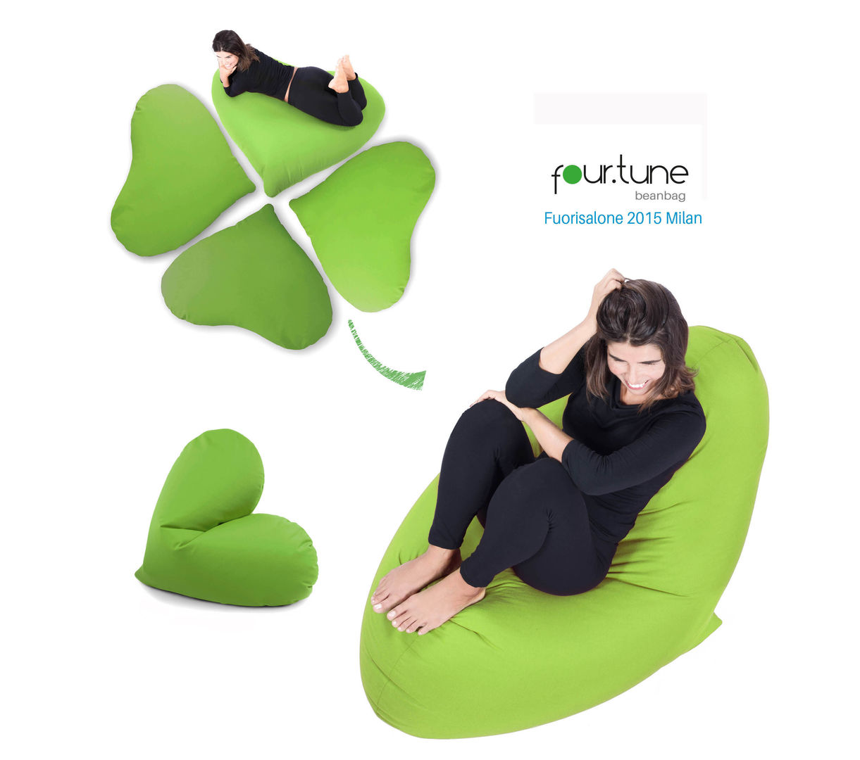 Four.tune Beanbag, design Inmovimento design Inmovimento Сад Меблі