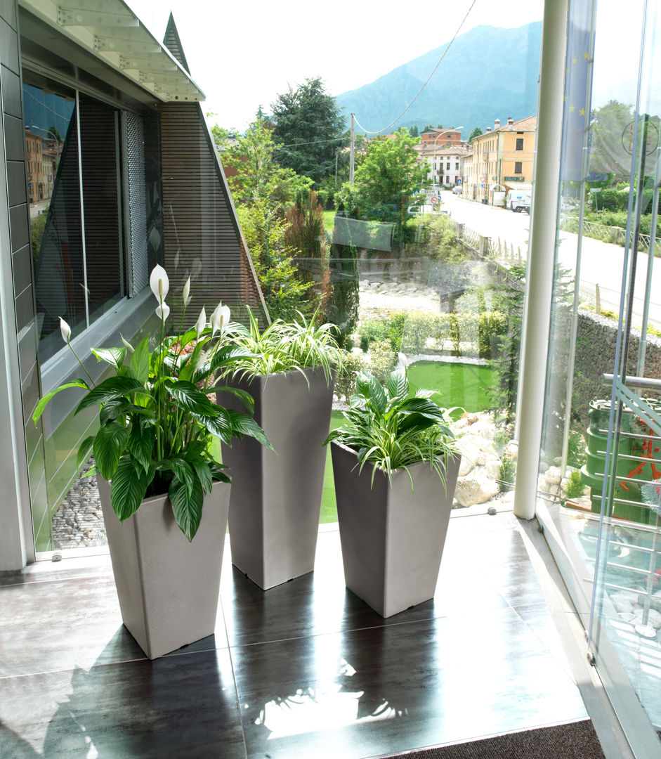 Kunststoff Pflanzkübel "CONO PLAZA" Pflanzkübel-direkt Klassischer Garten Blumentöpfe und Vasen
