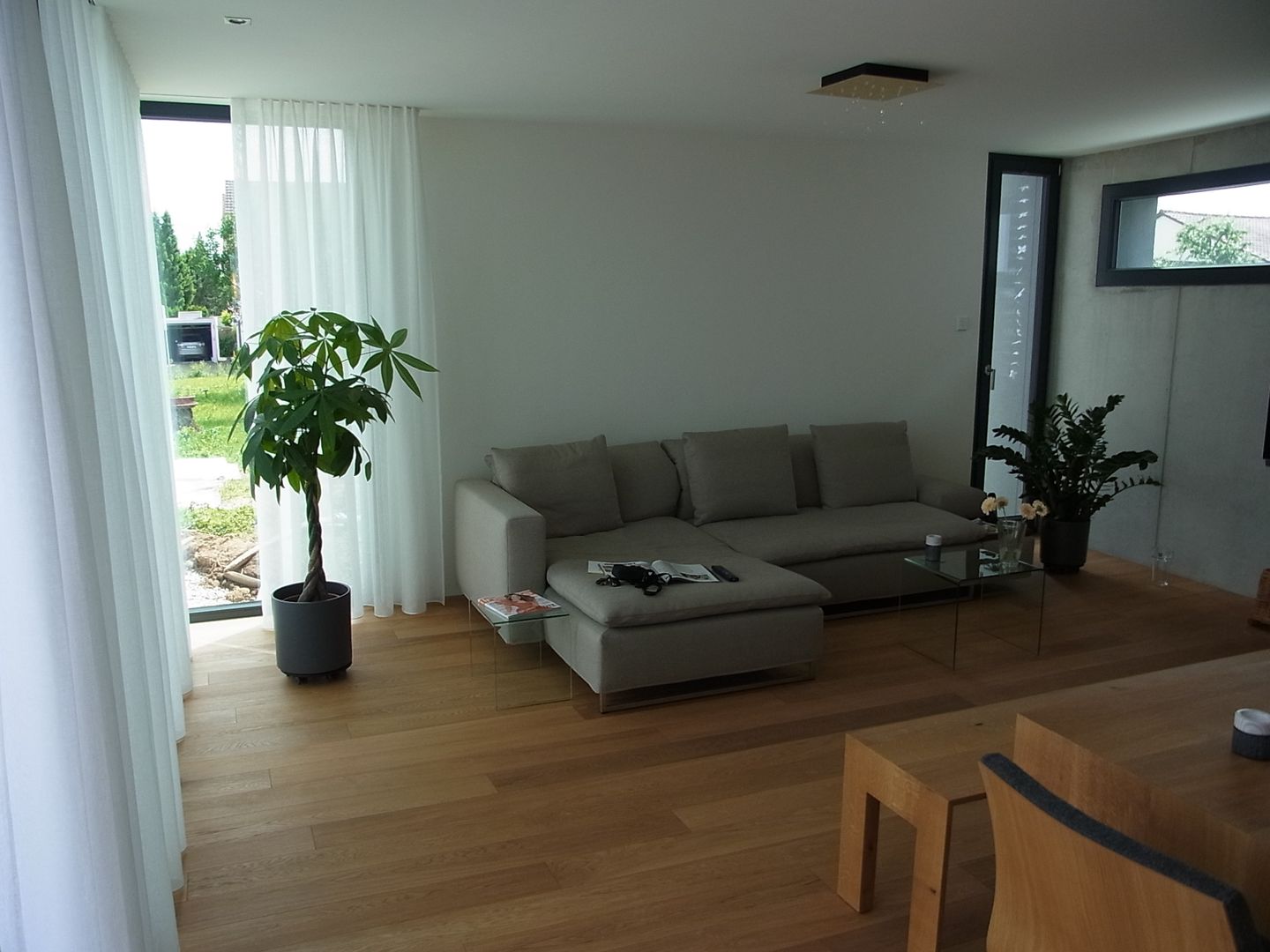 Haus B, Abstatt, Firma Firma Minimalist living room