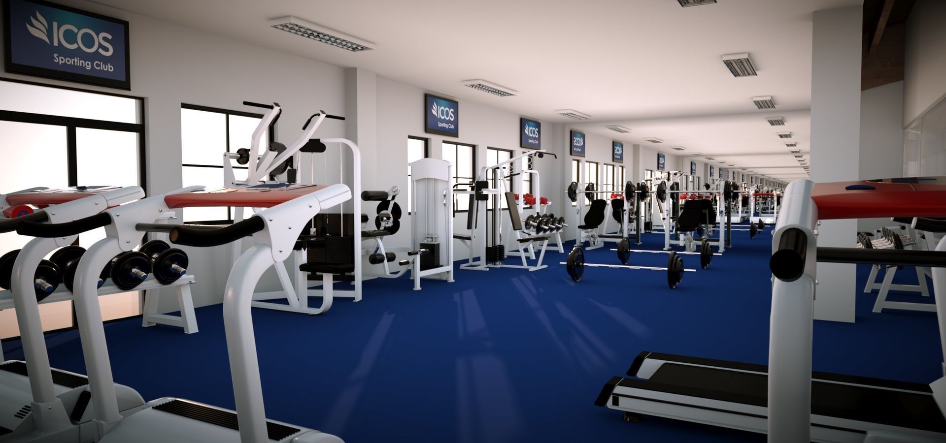 Interior Rendering, SolidART Digital Architecture SolidART Digital Architecture Modern gym