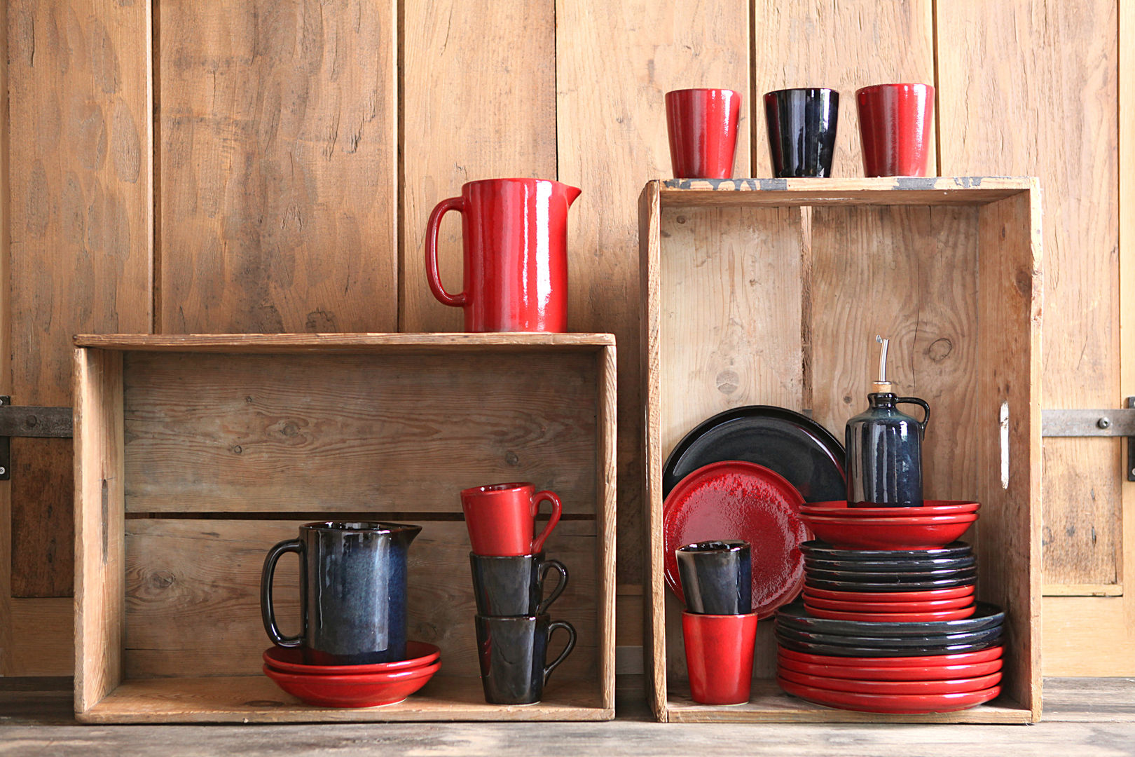 Tableware Mauléon Créations Jean-Vier Cocinas de estilo moderno Vasos, cubiertos y vajilla