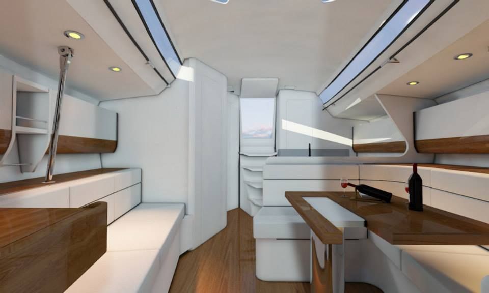 M37 Opera_Interni 01 SolidART Digital Architecture Yacht & Jet in stile moderno
