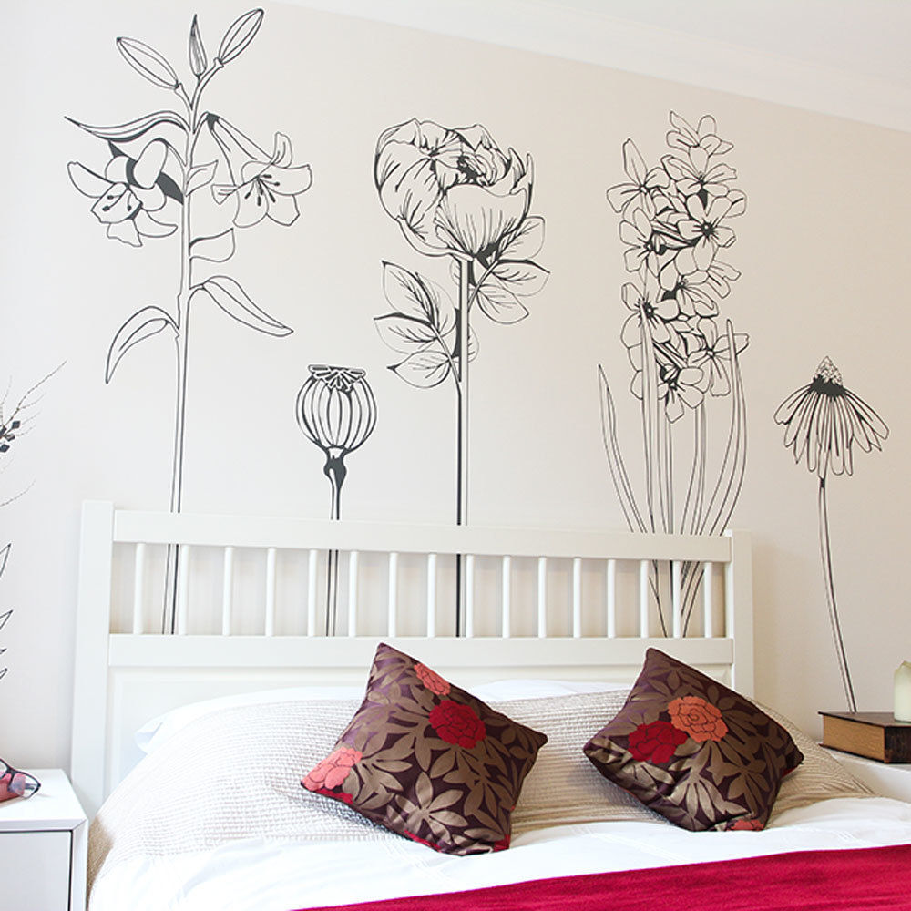 Hand drawn wall sticker collection, Vinyl Impression Vinyl Impression กำแพง แทททูแต่งผนัง