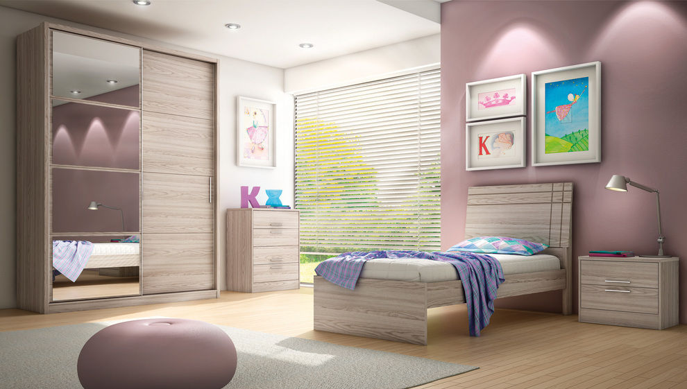 homify Eclectic style bedroom Wardrobes & closets